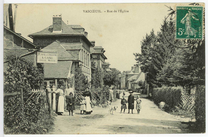 Vascoeuil. Rue de l'Eglise.