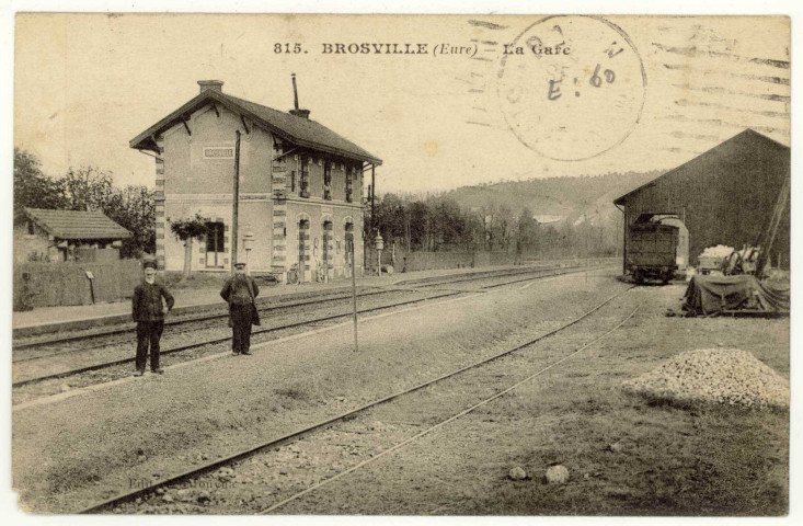 Brosville. La Gare.