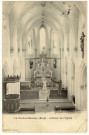 Couture-Boussey (La). Intérieur de l'Eglise.
