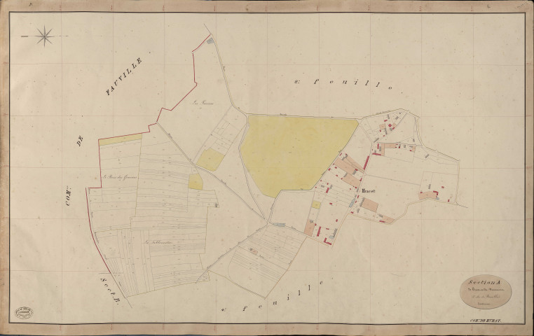 Huest. Section A _ de Huest et du Nuisement _ 3e de 4 Feuilles