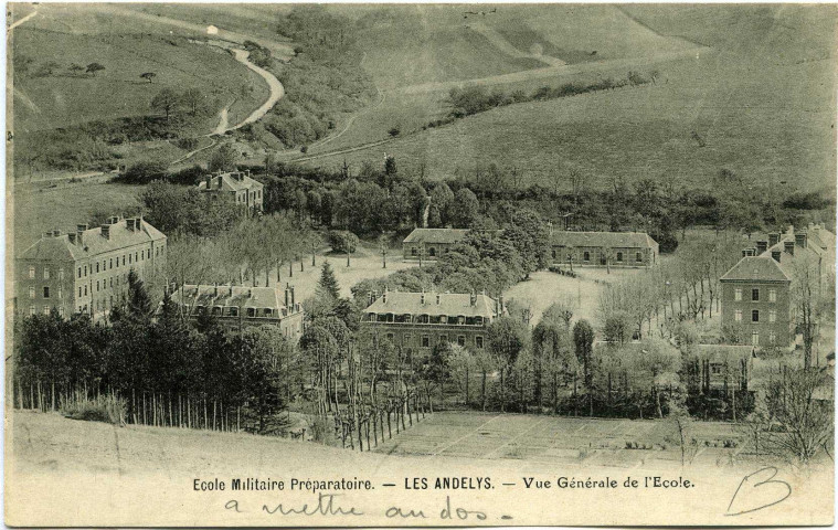 Andelys (Les). Ecole Militaire préparatoire d'Infanterie - Vue générale de l' Ecole.