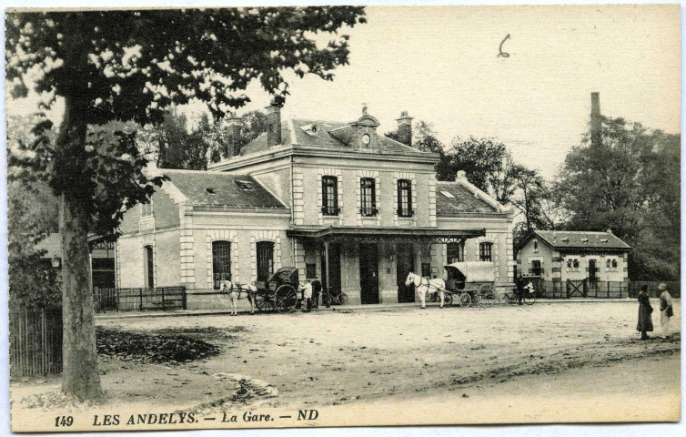 Andelys (Les). La Gare.