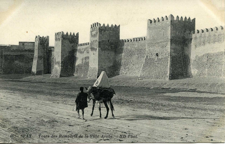 SFAX. Tours des remparts de la Ville Arabe