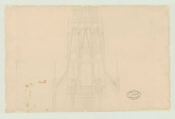 Evreux _Cathédrale. Projet de restauration de la flèche.