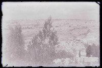 Vue des toits de l'église orthodoxe de Jérusalem (Israël).