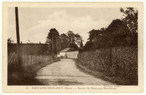 Fontaine-sous-Jouy. Entrée du Pays par Mondétour.