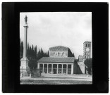 Basilique Sainte-Marie-Majeure de Rome (Italie), intérieur, Saint-Laurent hors les murs, narthex Pie IX.