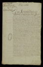 Procès-verbal manuscrit de l'assemblée du Tiers-Etat.