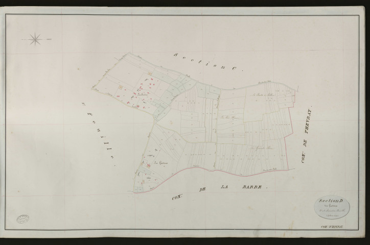 Epinay. Section D _ des Marais _ 2e et dernière Feuille