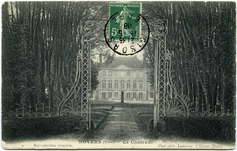 Noyers. Le Château.