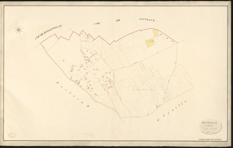 Notre-Dame-de-Fresne. Section A _ du Thuilet _ 1re de 2 Feuilles