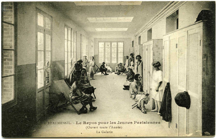Beaumesnil. Le repos pour les jeunes Parisiennes. - (Ouverte toute l'année). - La Galerie.