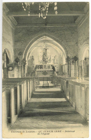 Quatremare. Environs de Louviers. - Quatremarre - Intérieur de l'Eglise.