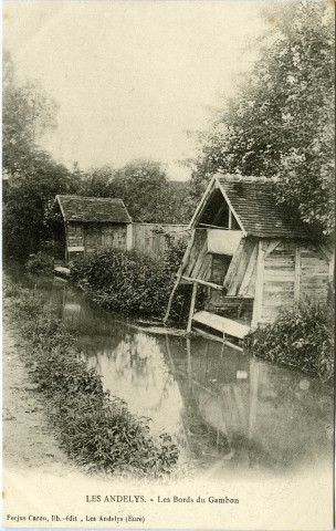 Andelys (Les). Les bords du Gambon.