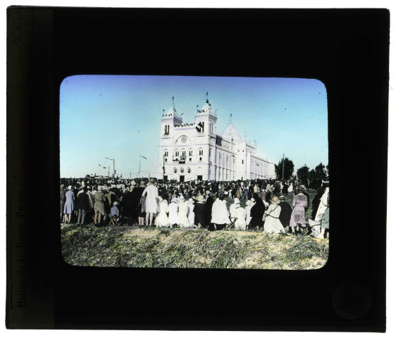 Congrès de Carthage (Tunisie), bénédiction du Saint-Sacrement au balcon de la primatiale.