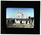 Congrès de Carthage (Tunisie), bénédiction du Saint-Sacrement au balcon de la primatiale.