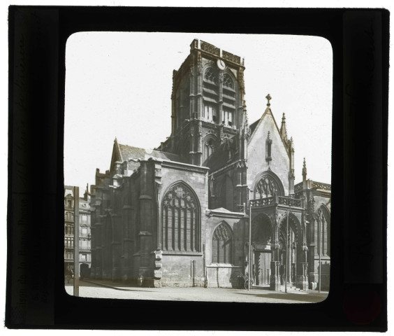 Église Saint-Vincent de Rouen (Seine-Maritime), façade ouest.
