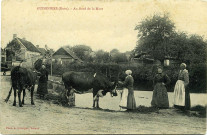 Guiseniers. Au Bord de la Mare.