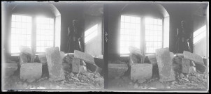 Ruines d'une mosquée palestinienne.