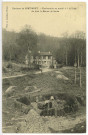 Port-Mort. Environs de Port-Mort (Eure). - Charbonnier au travail à «la Table» - Au fond la Maison du garde.