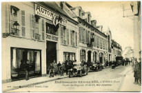 Evreux-Ville. Établissement Edmond Hée -Façade des magasins 53-55-57 Rue Joséphine.