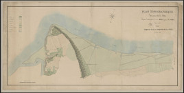 Cours de la Seine de la Trinité Saint-Aubin à La Roque - "Plan topographique du cours de la Seine depuis l'embouchure de la Risle jusqu'à Saint-Aubin".