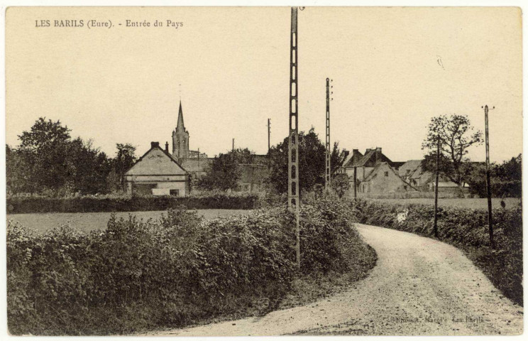 Barils (Les). Entrée du Pays.
