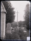 Calvaire dans le cimetière d'Épreville-en-Lieuvin (Eure).
