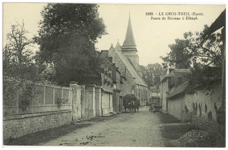 Gros-Theil (Le). Route de Brionne à Elbeuf.