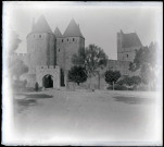 Porte, tours et remparts de la Cité de Carcassonne (Aude). Idem 5395