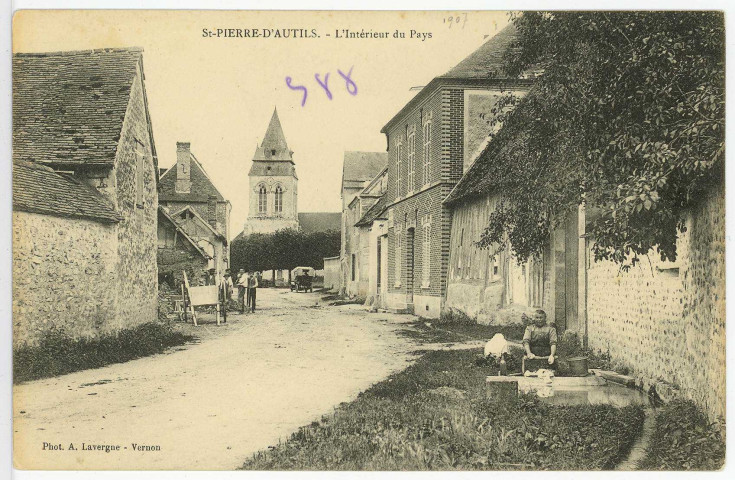 Saint-Pierre-d'Autils. L'Intérieur du pays.
