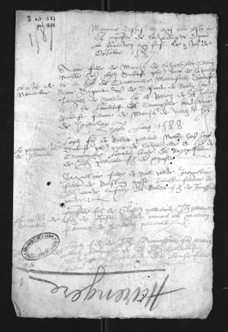 BMS (1587-1702) -lacunes-