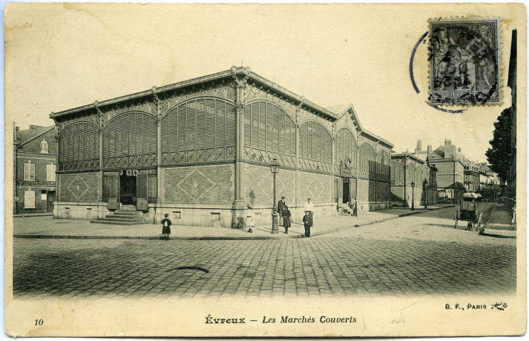 Evreux-Ville. Les Marchés Couverts.