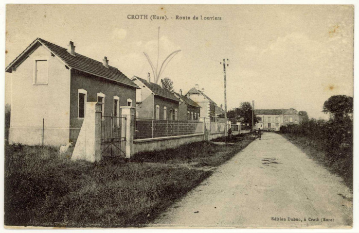 Croth. Une Rue vers le Moussel.
