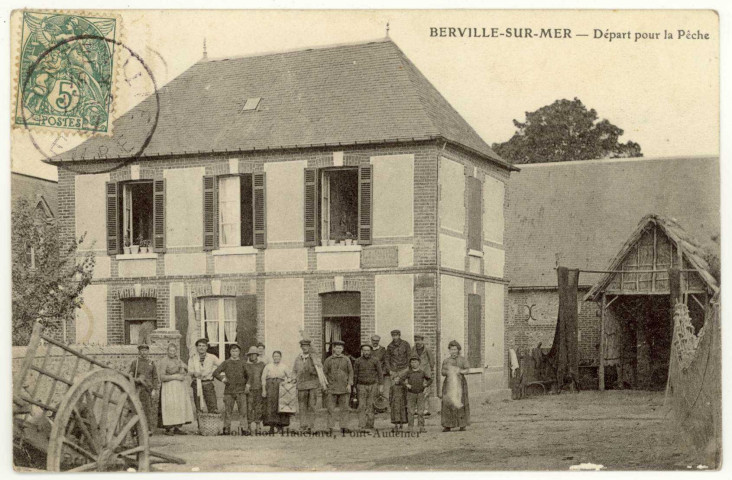 Berville-sur-Mer. Départ pour la Pêche.