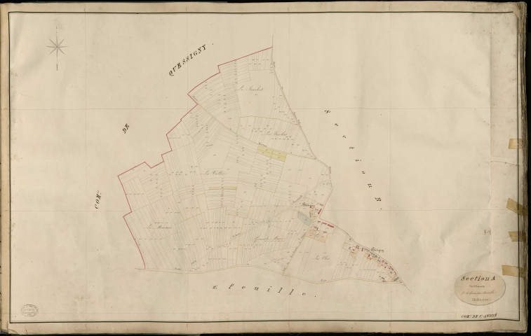 Saint-André-de-l'Eure. Section A _ des Marais _ 3e et dernière Feuille