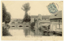 Evreux-Ville. Le Pont Saint-Léger.