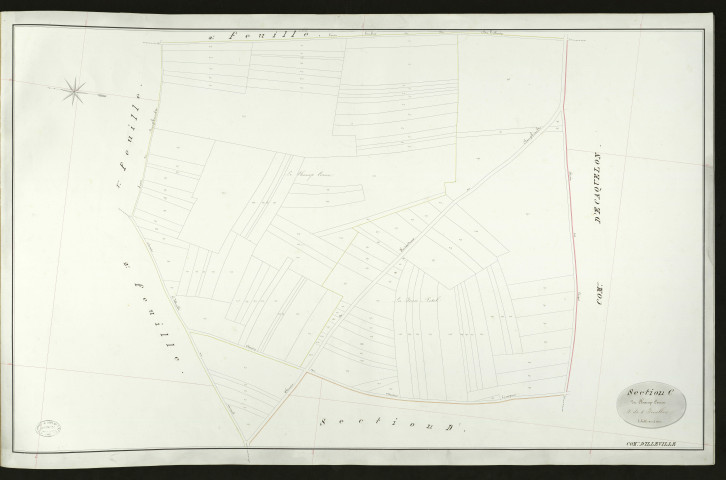 Illeville-sur-Montfort. Section C _ du Champ Cornu _ 3e de 5 Feuilles