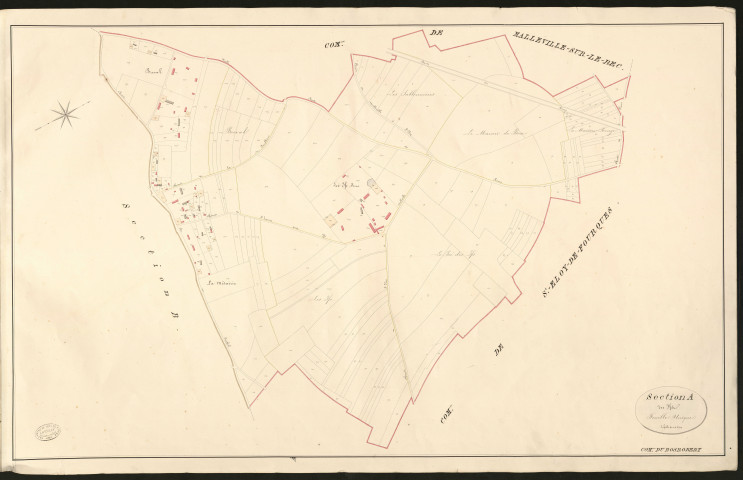Bosrobert. Section A _ des Ifs _ Feuille Unique
