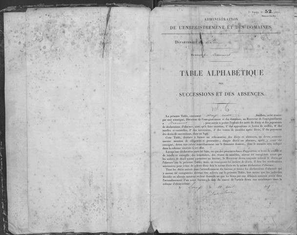 Tables 1863-1872