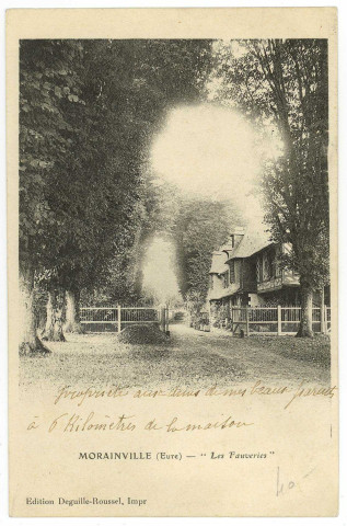 Morainville-près-Lieurey. Les Fauveries.