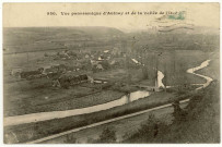 Aulnay-sur-Iton. Vue panoramique d'Aulnay et de la Vallée de l'Iton.