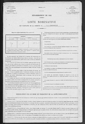 CROISILLE(LA) 1911