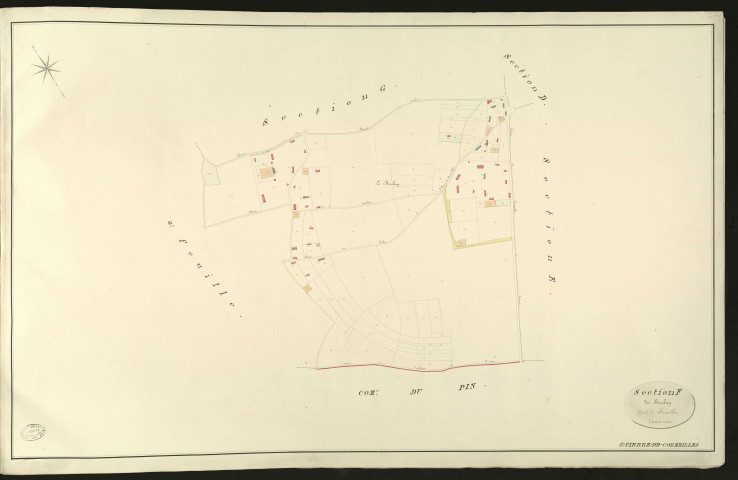 Saint-Pierre-de-Cormeilles. Section F _ du Boulay _ 1re de 2 Feuilles
