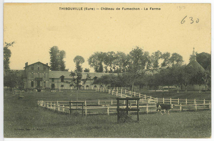 Thibouville. Château de Fumechon - La Ferme.