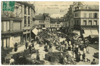 Louviers-Ville. Le Marché - Place de la Halle.