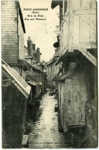 Pont-Audemer. Bras de Risle - Rue aux Pâtissiers.