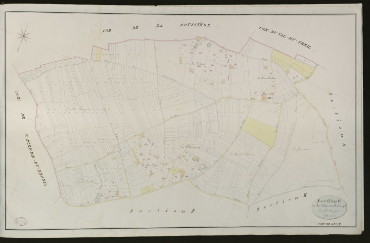 Gisay-la-Coudre. Section G _ du Bosc Robert et des Prés bourgeot _ Feuille Unique