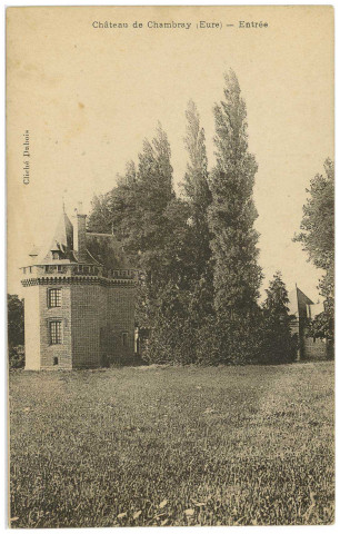 Gouville. Château de Chambray (Eure) - Entrée.