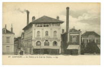 Louviers-Ville. Théâtre et Café du Théâtre à Louviers.